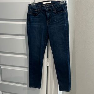 J Brand medium wash ankle cut capri jeans